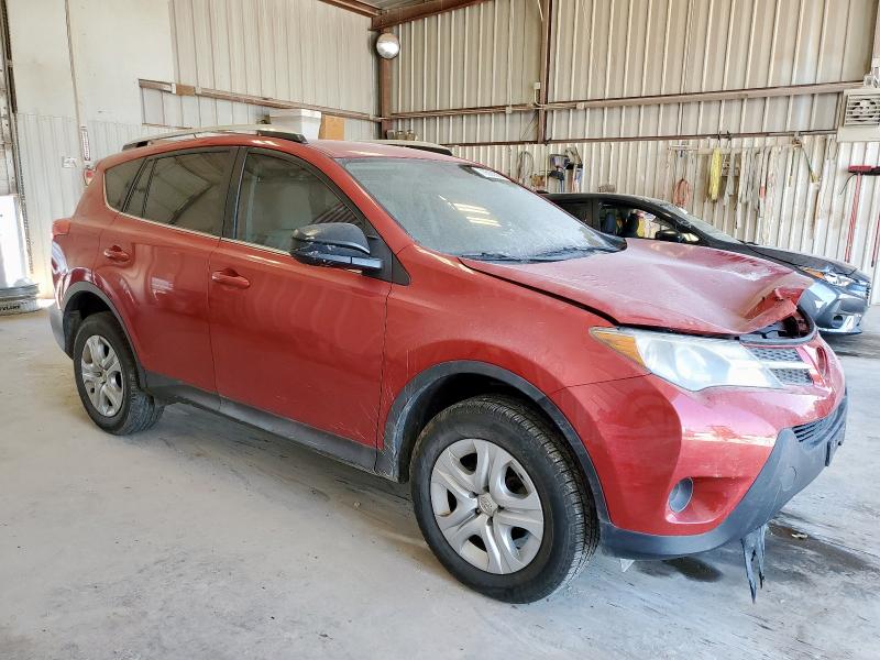 2T3ZFREV1DW043035 - 2013 TOYOTA RAV4 LE 红色 照片 4