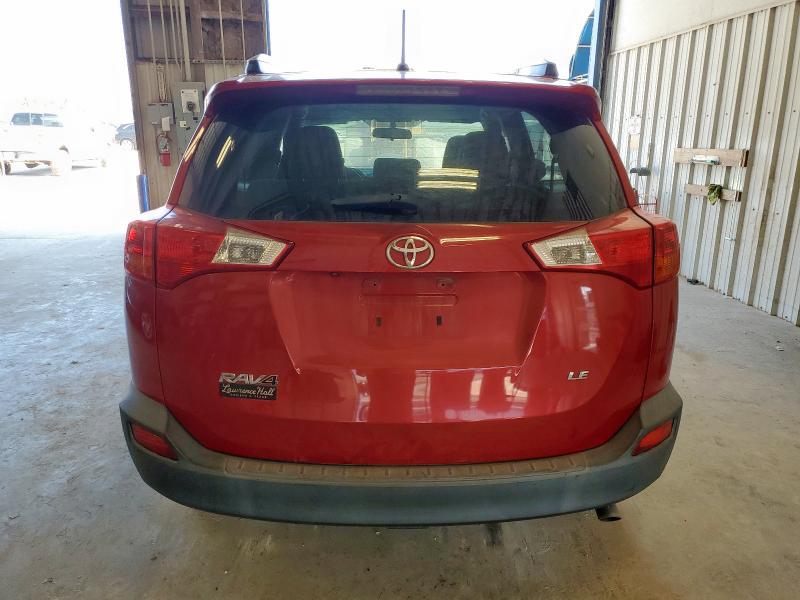 2T3ZFREV1DW043035 - 2013 TOYOTA RAV4 LE 红色 照片 6