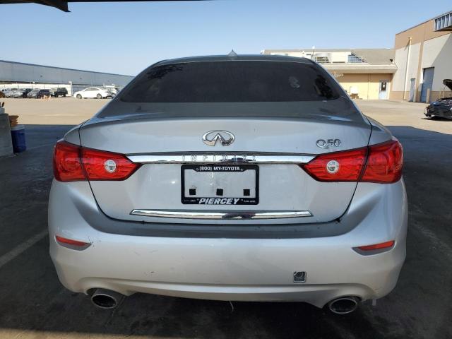 JN1CV7APXGM201882 - 2016 INFINITI Q50 BASE SILVER photo 6