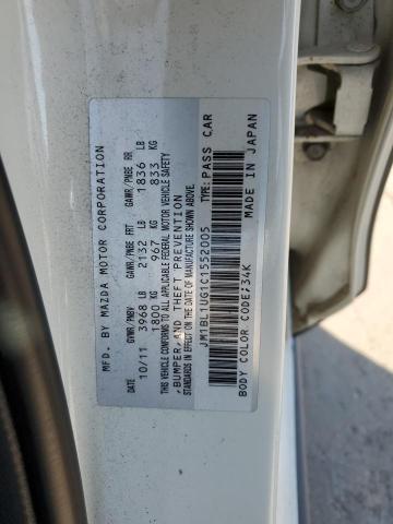 JM1BL1UG1C1552005 - 2012 MAZDA 3 I 灰色 照片 12