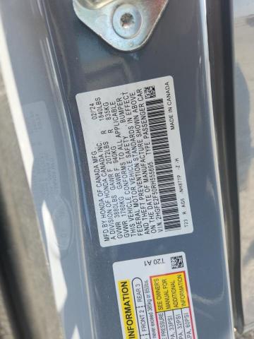 2HGFE2F50RH555695 - 2024 HONDA CIVIC SPORT SILVER photo 12