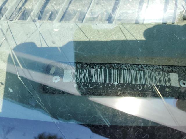 1GCFG15X541104274 - 2004 CHEVROLET EXPRESS G1 WHITE photo 13