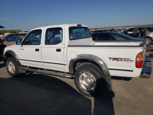 5TEGN92N11Z874906 - 2001 TOYOTA TACOMA DOUBLE CAB PRERUNNER WHITE photo 2