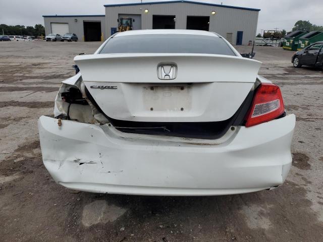 2HGFG3B56DH510498 - 2013 HONDA CIVIC LX WHITE photo 6