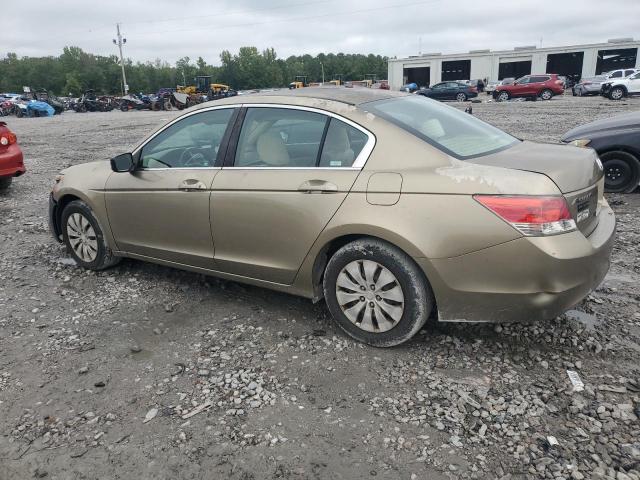 1HGCP26359A067336 - 2009 HONDA ACCORD LX GOLD photo 2