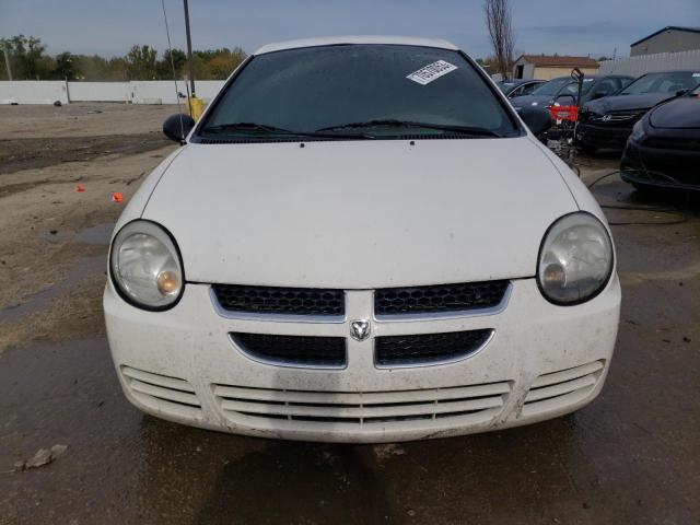 1B3ES56C34D574249 - 2004 DODGE NEON SXT WHITE photo 5