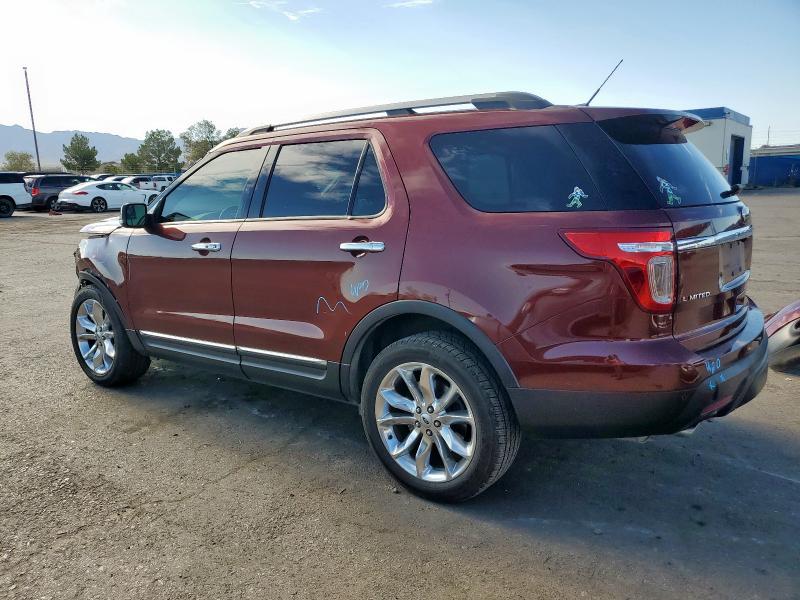 1FM5K8F82FGA18359 - 2015 FORD EXPLORER LIMITED BURGUNDY photo 2