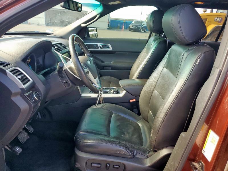 1FM5K8F82FGA18359 - 2015 FORD EXPLORER LIMITED BURGUNDY photo 7