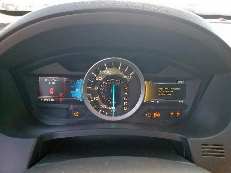 1FM5K8F82FGA18359 - 2015 FORD EXPLORER LIMITED BURGUNDY photo 9