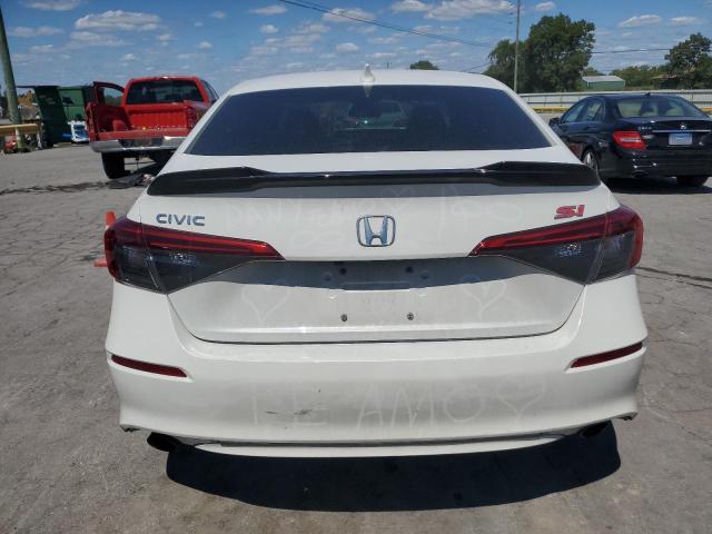 2HGFE1E54RH475991 - 2024 HONDA CIVIC SI WHITE photo 6