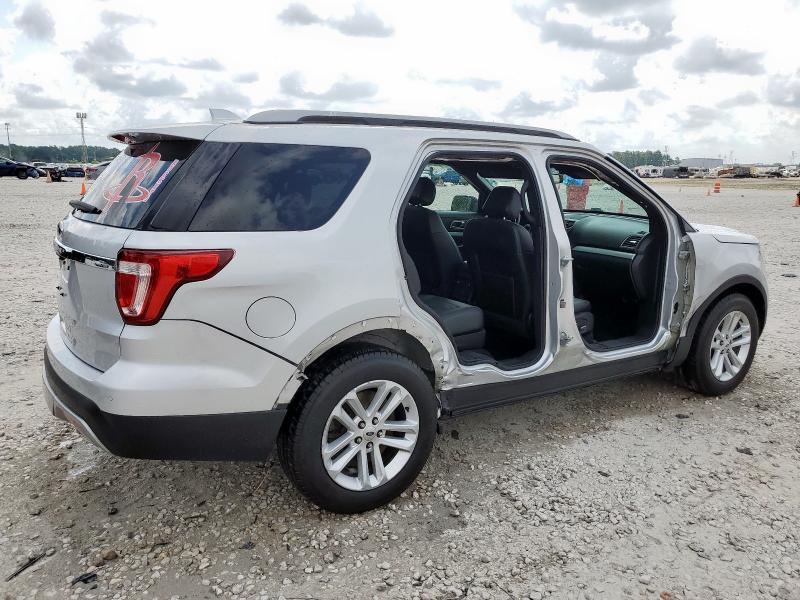 1FM5K7D80HGC20536 - 2017 FORD EXPLORER XLT Күміс фото 3