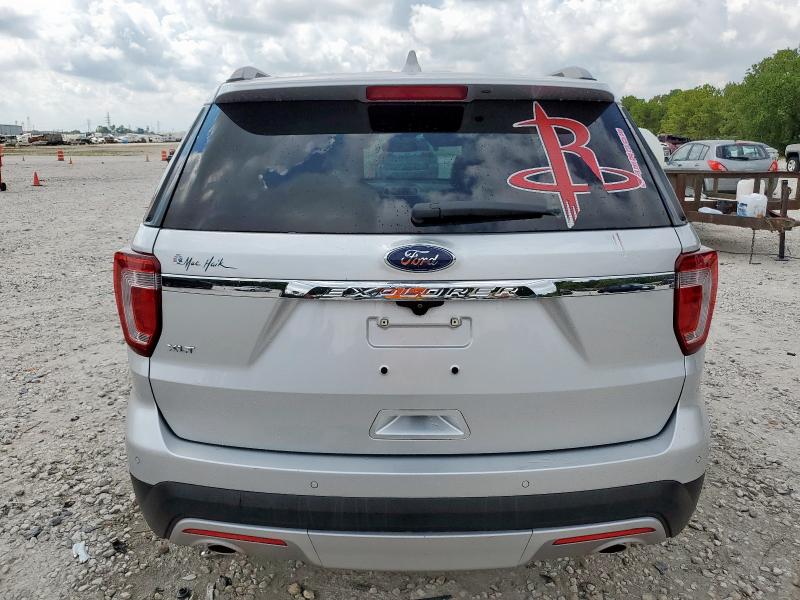 1FM5K7D80HGC20536 - 2017 FORD EXPLORER XLT Күміс фото 6
