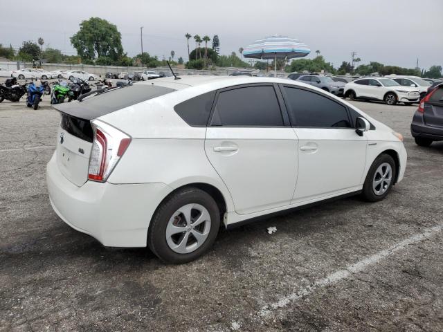 JTDKN3DUXD5688557 - 2013 TOYOTA PRIUS WHITE photo 3