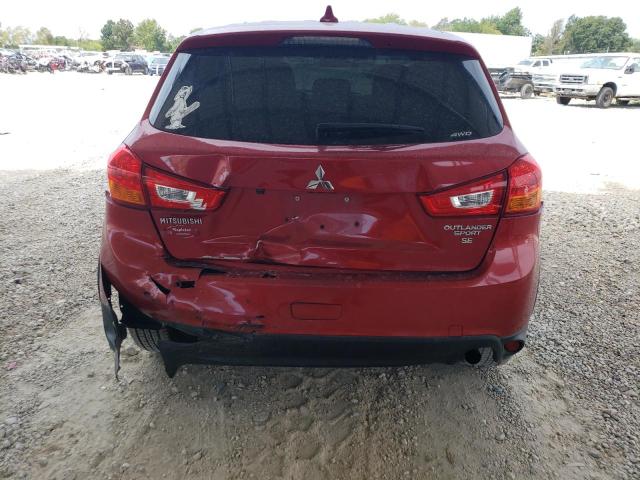 JA4AR3AW7HZ035053 - 2017 MITSUBISHI OUTLANDER ES RED photo 6