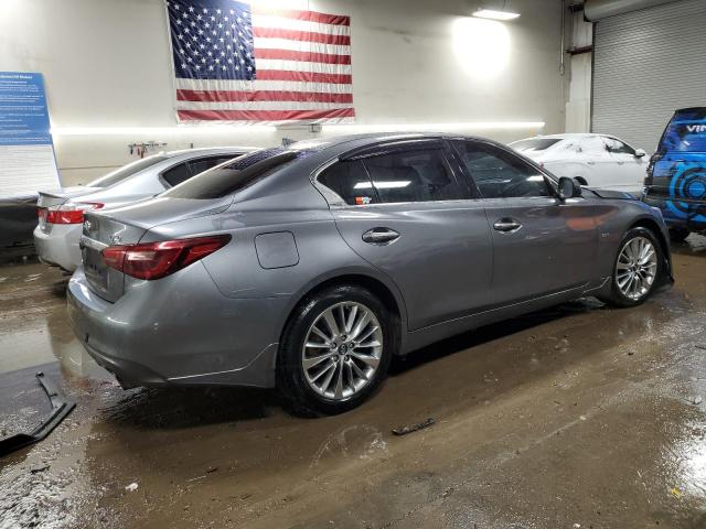 JN1EV7AR3JM431037 - 2018 INFINITI Q50 LUXE GRAY photo 3