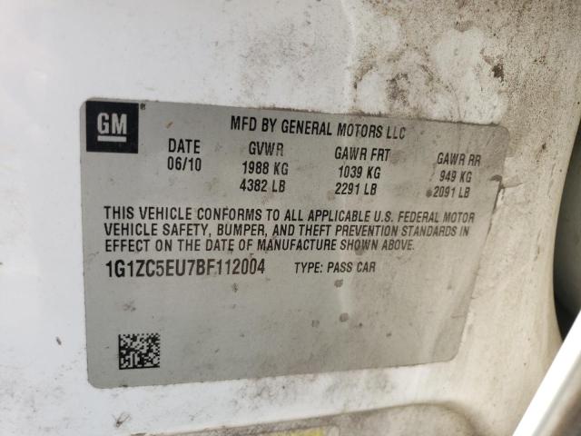 1G1ZC5EU7BF112004 - 2011 CHEVROLET MALIBU 1LT Ağ foto 13