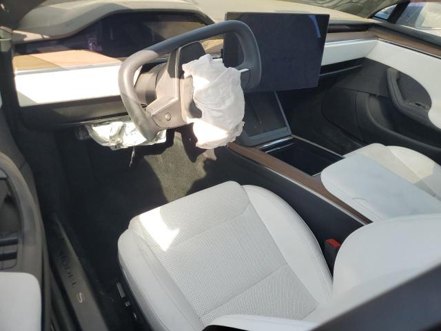 5YJSA1E54PF511125 - 2023 TESLA MODEL S Синий фото 8