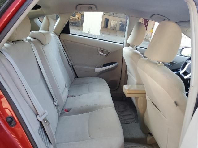 JTDKN3DU9A0179939 - 2010 TOYOTA PRIUS Қызыл фото 10