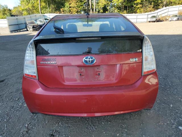 JTDKN3DU9A0179939 - 2010 TOYOTA PRIUS Қызыл фото 6