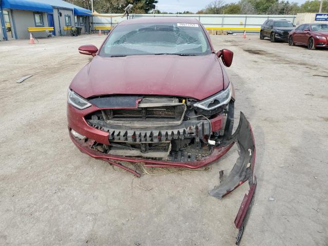 3FA6P0T93HR263553 - 2017 FORD FUSION SE RED photo 5