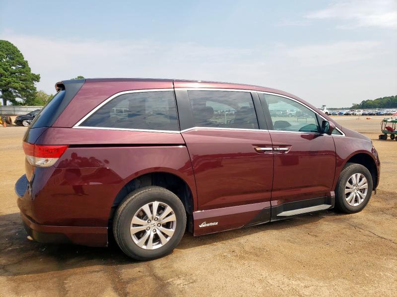 5FNRL5H67FB081481 - 2015 HONDA ODYSSEY EXL BURGUNDY photo 3