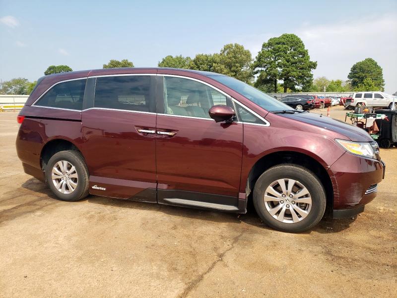 5FNRL5H67FB081481 - 2015 HONDA ODYSSEY EXL BURGUNDY photo 4
