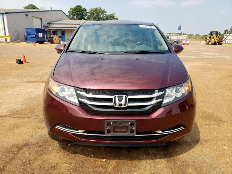 5FNRL5H67FB081481 - 2015 HONDA ODYSSEY EXL BURGUNDY photo 5