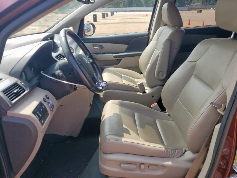 5FNRL5H67FB081481 - 2015 HONDA ODYSSEY EXL BURGUNDY photo 7