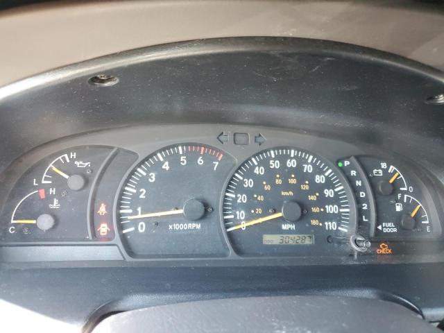 5TBRT34152S226370 - 2002 TOYOTA TUNDRA ACCESS CAB Srebrny zdjęcie 9