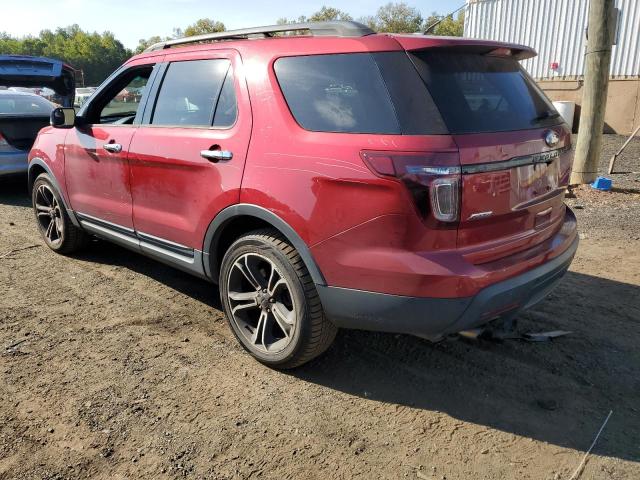 1FM5K8GT1DGC47504 - 2013 FORD EXPLORER SPORT BURGUNDY photo 2