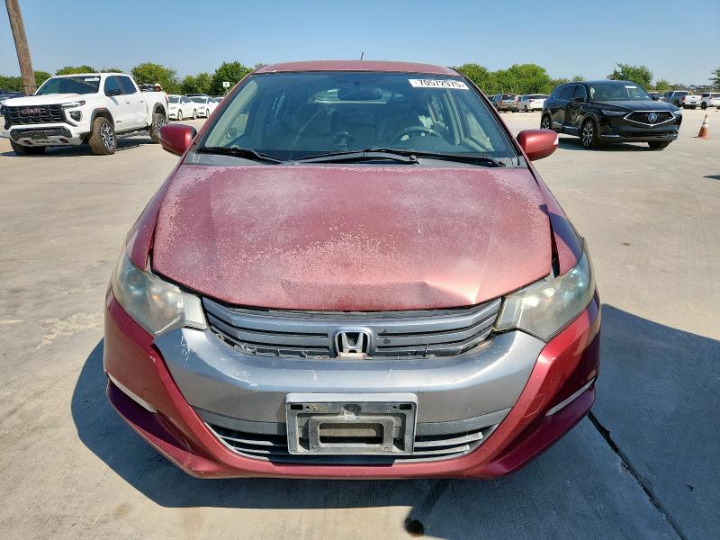 JHMZE2H75AS007780 - 2010 HONDA INSIGHT EX 红色 照片 5