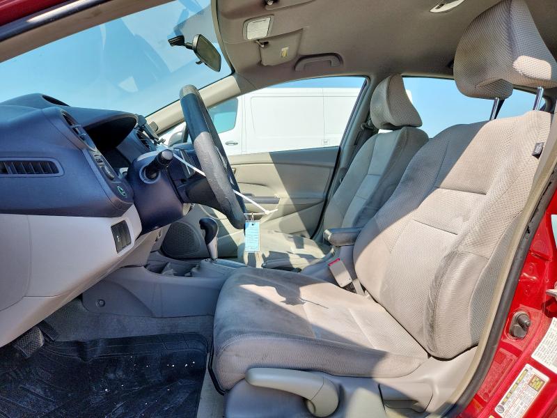 JHMZE2H75AS007780 - 2010 HONDA INSIGHT EX 红色 照片 7