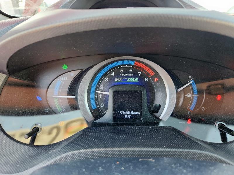 JHMZE2H75AS007780 - 2010 HONDA INSIGHT EX 红色 照片 9