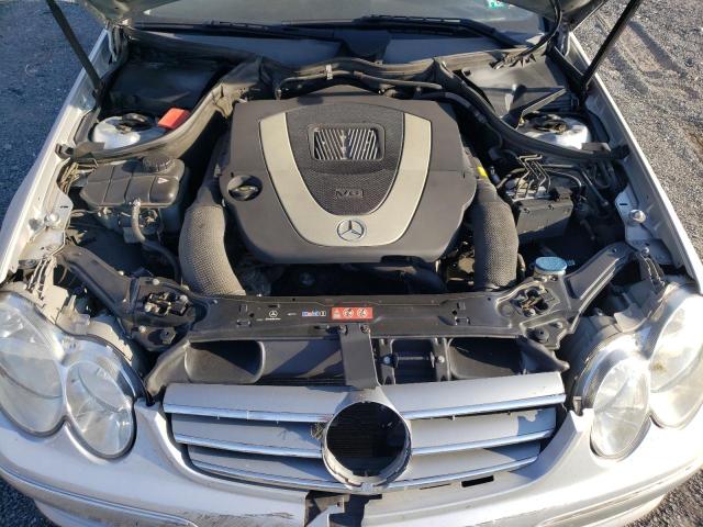 WDBTK56F39T109918 - 2009 MERCEDES-BENZ CLK 350 SILVER photo 11