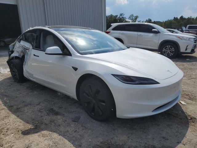 5YJ3E1EA9RF796252 - 2024 TESLA MODEL 3 WHITE photo 4