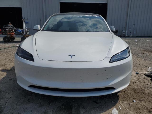 5YJ3E1EA9RF796252 - 2024 TESLA MODEL 3 WHITE photo 5