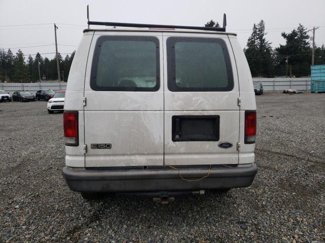 1FTRE14W35HA59629 - 2005 FORD ECONOLINE E150 VAN WHITE photo 6