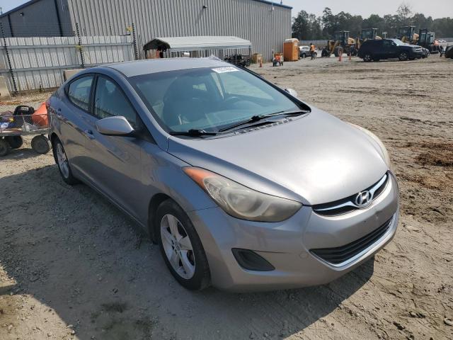 KMHDH4AE4DU764343 - 2013 HYUNDAI ELANTRA GLS SILVER photo 4