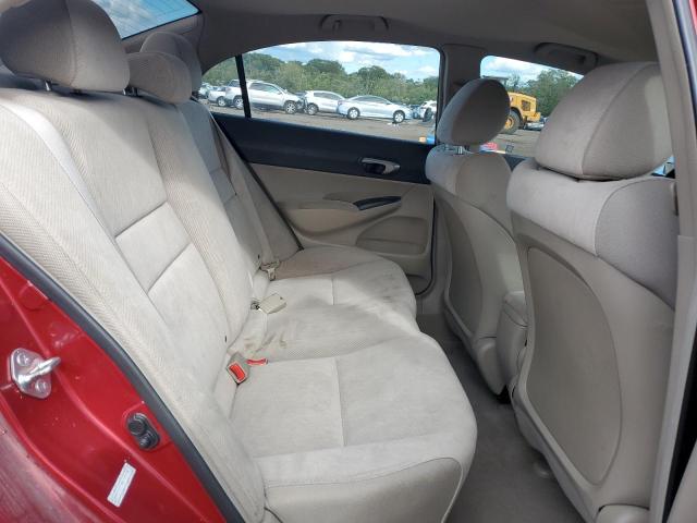 2HGFA1F5XBH548944 - 2011 HONDA CIVIC LX RED photo 10