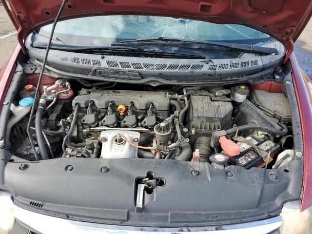 2HGFA1F5XBH548944 - 2011 HONDA CIVIC LX RED photo 11