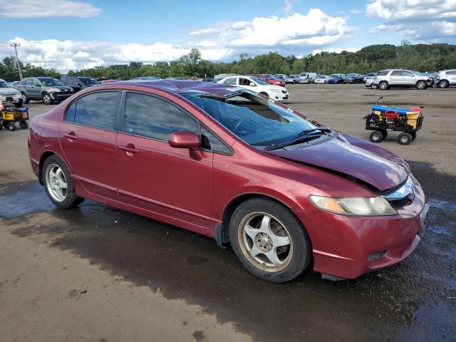 2HGFA1F5XBH548944 - 2011 HONDA CIVIC LX RED photo 4
