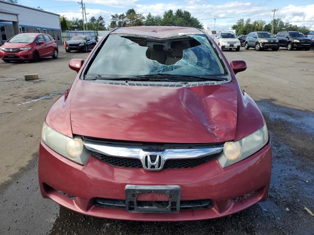 2HGFA1F5XBH548944 - 2011 HONDA CIVIC LX RED photo 5