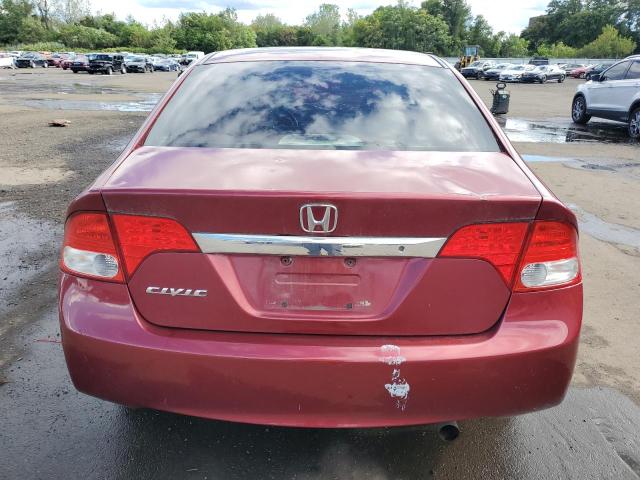 2HGFA1F5XBH548944 - 2011 HONDA CIVIC LX RED photo 6