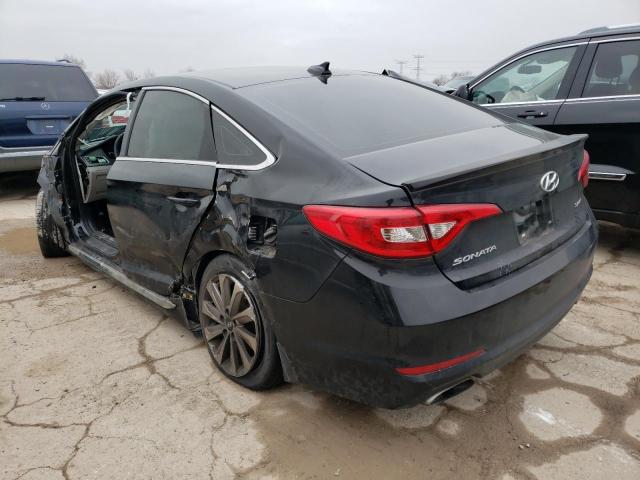 5NPE34AF2GH262364 - 2016 HYUNDAI SONATA SPORT Schwarz Foto 2