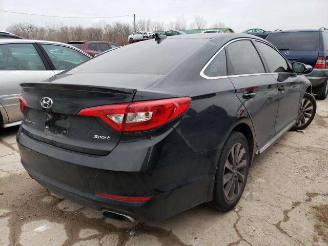 5NPE34AF2GH262364 - 2016 HYUNDAI SONATA SPORT Schwarz Foto 3