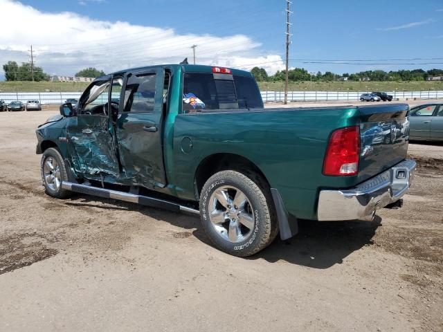1C6RR7LT8JS221323 - 2018 RAM 1500 SLT GREEN photo 2