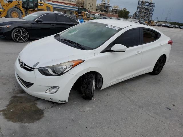 5NPDH4AE9DH455028 - 2013 HYUNDAI ELANTRA GLS WHITE photo 1