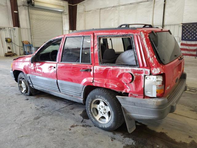 1J4GZ58S6WC353237 - 1998 JEEP GRAND CHEROKEE LAREDO Czerwony zdjęcie 2