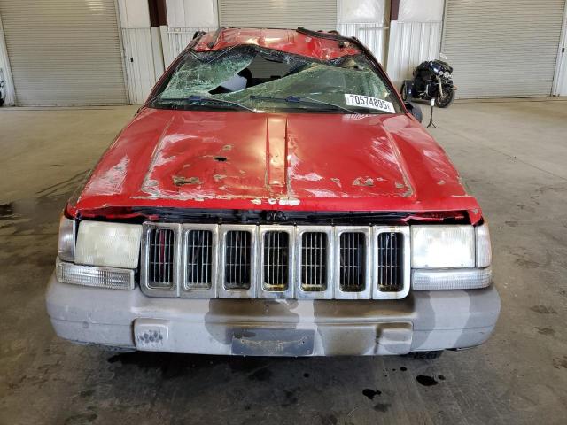 1J4GZ58S6WC353237 - 1998 JEEP GRAND CHEROKEE LAREDO Czerwony zdjęcie 5