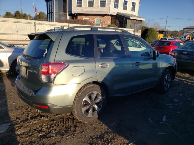 JF2SJAJC7JH586396 - 2018 SUBARU FORESTER 2.5I LIMITED GREEN photo 3